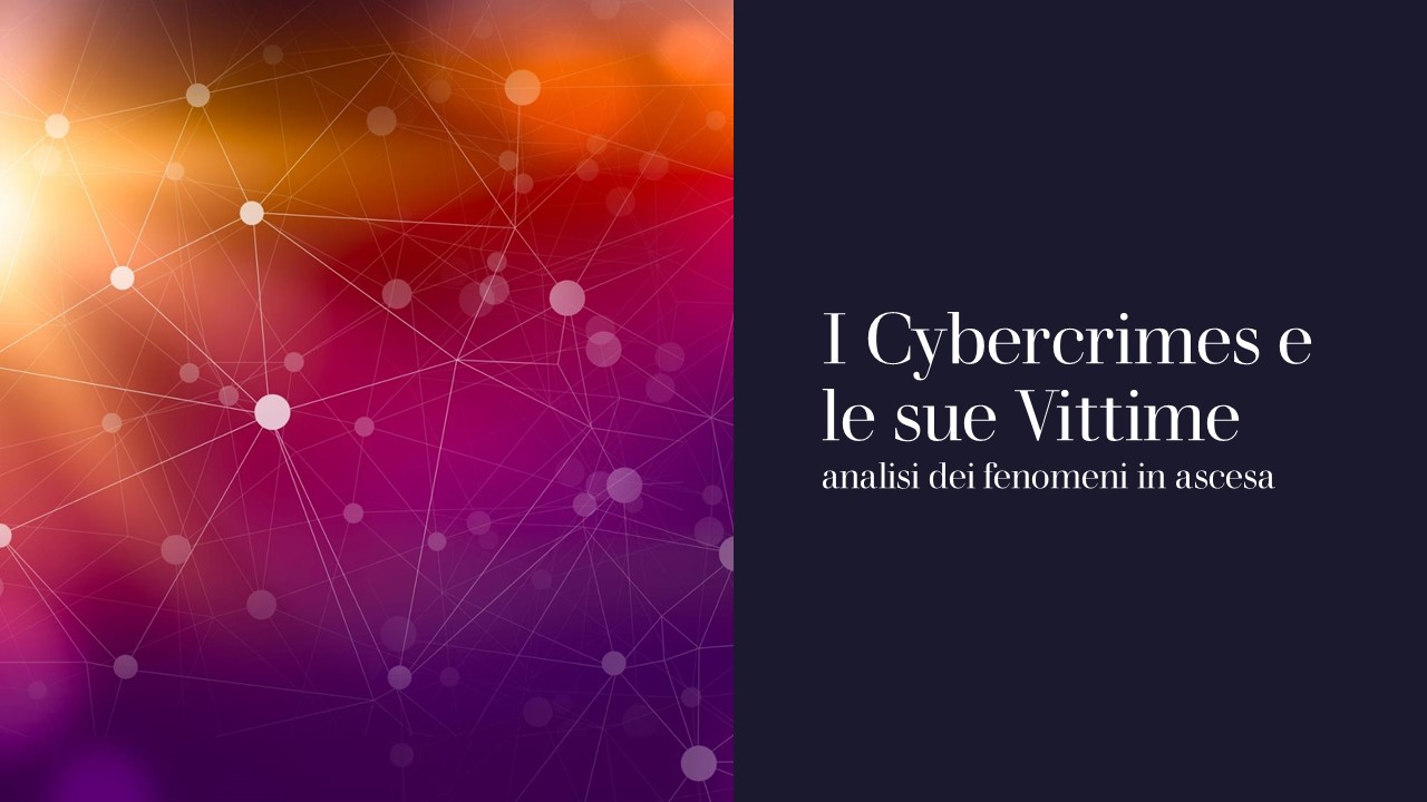 Vincenzo Calabro' | I Cybercrimes e le sue Vittime