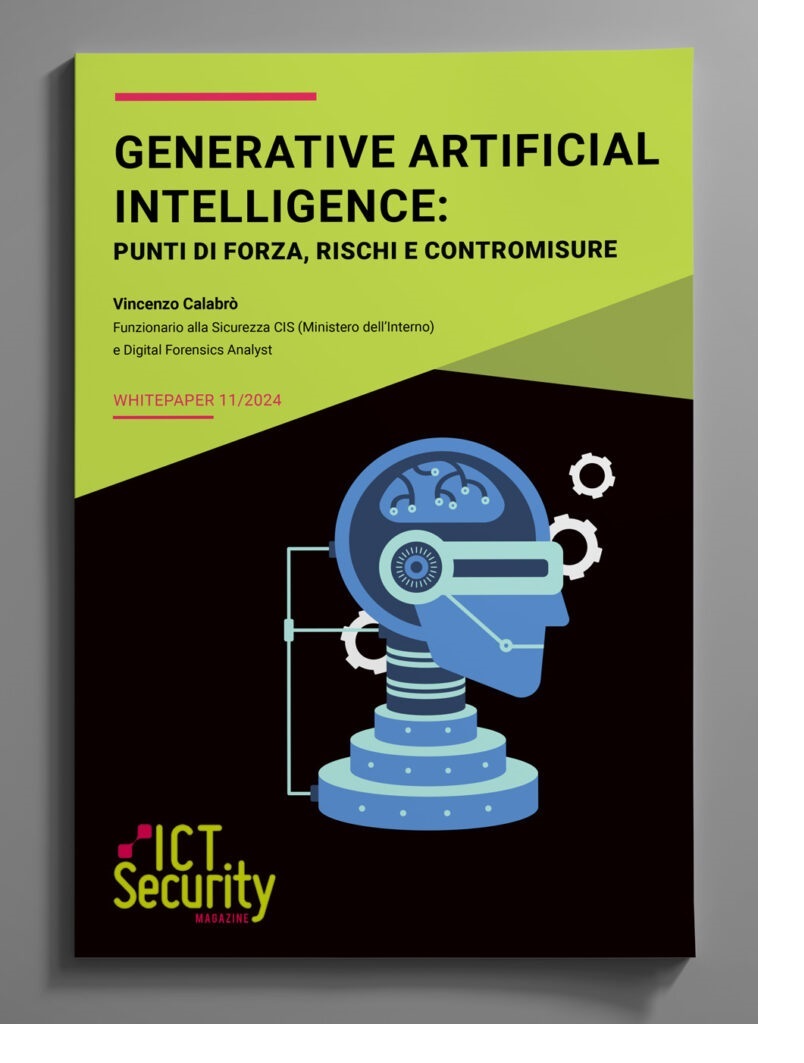 Vincenzo Calabro' | Generative Artificial Intelligence: punti di forza, rischi e contromisure